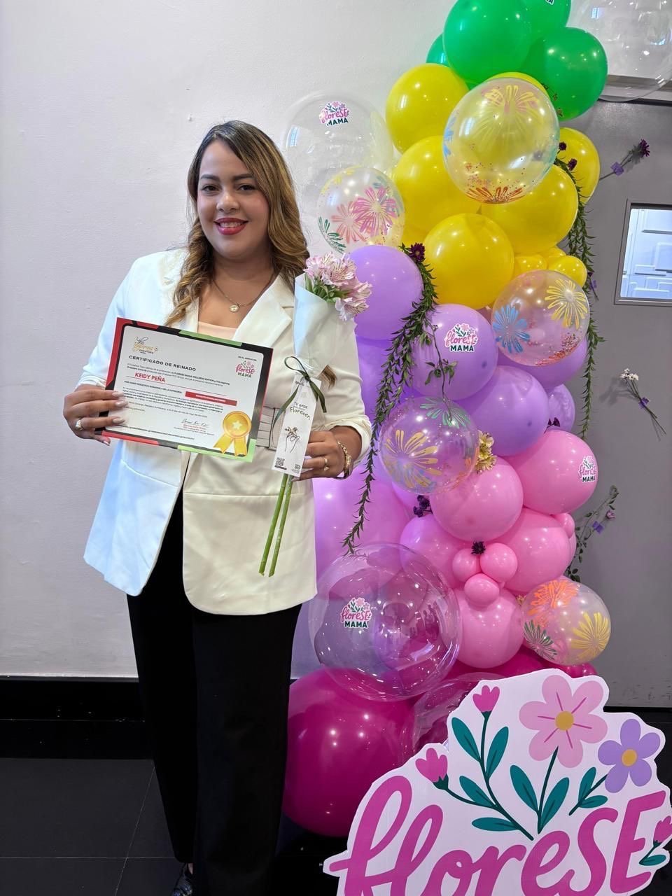 Keidy Peña, de la comunidad “Madre Todo Terreno”, gana premio en el renglón Impacto Social Materno