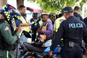 INTRANT y organismos de seguridad intervienen 15 paradas de motoconcho; eliminan tres, retienen 64 motocicletas y realizan 247 pruebas de alcoholemia