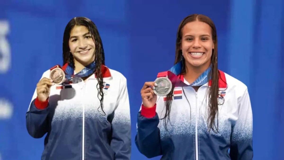 Victoria Garza hace historia con plata en clavados y Jianna Amores gana bronce en natación para República Dominicana
